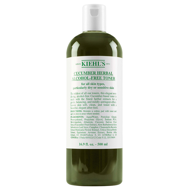 Kiehl's,Cucumber Herbal Alcohal-Free Toner,Cucumber Herbal Alcohal-Free Toner 40 ml,Toner,โทนเนอร์,คิลส์,รีวิว Cucumber Herbal Alcohal-Free Toner